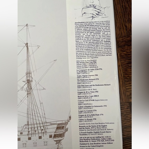 The Seventy-Four Gun Ship: A Practical Art Of Naval Architecture Vol 4 1988 Book - Picture 5 of 10